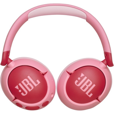 Навушники бездротові JBL JR 470NC, Pink, Bluetooth, мікрофон, акумулятор, дитячі (JBLJR470NCPIK)