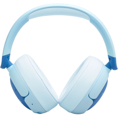 Навушники бездротові JBL JR 470NC, Blue, Bluetooth, мікрофон, акумулятор, дитячі (JBLJR470NCBLU)