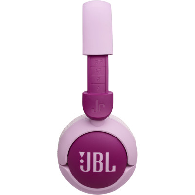 Навушники бездротові JBL JR 320BT, Purple, Bluetooth, мікрофон, акумулятор 500 mAh, дитячі (JBLJR320BTPUR)