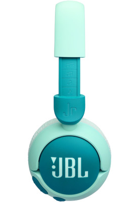 Навушники бездротові JBL JR 320BT, Green, Bluetooth, мікрофон, акумулятор 500 mAh, дитячі (JBLJR320BTGRN)
