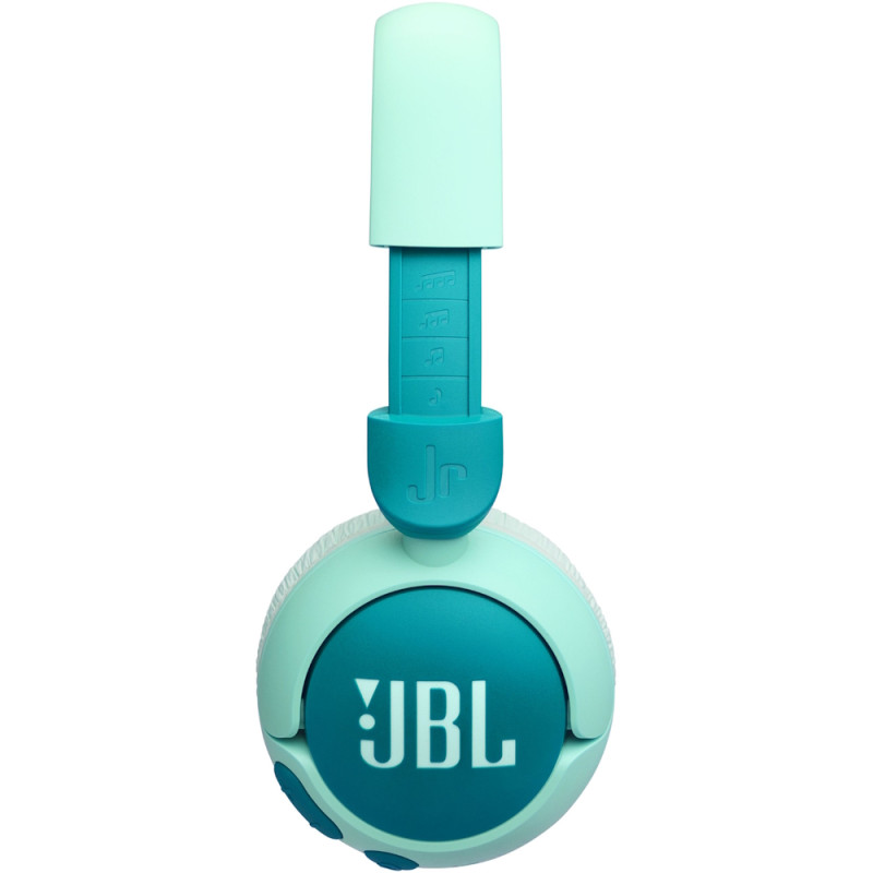 Навушники бездротові JBL JR 320BT, Green, Bluetooth, мікрофон, акумулятор 500 mAh, дитячі (JBLJR320BTGRN)