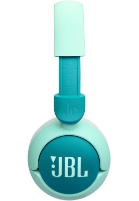 Навушники бездротові JBL JR 320BT, Green, Bluetooth, мікрофон, акумулятор 500 mAh, дитячі (JBLJR320BTGRN)