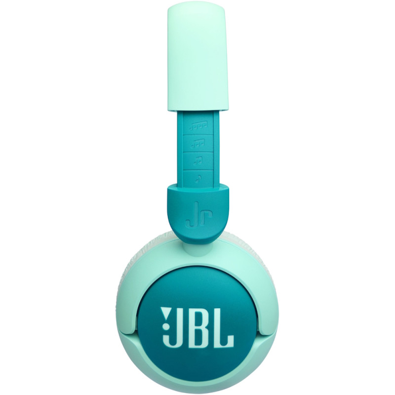 Навушники бездротові JBL JR 320BT, Green, Bluetooth, мікрофон, акумулятор 500 mAh, дитячі (JBLJR320BTGRN)