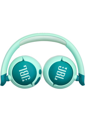 Навушники бездротові JBL JR 320BT, Green, Bluetooth, мікрофон, акумулятор 500 mAh, дитячі (JBLJR320BTGRN)