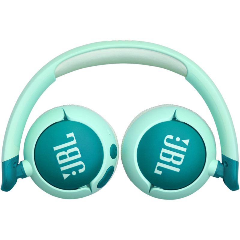 Навушники бездротові JBL JR 320BT, Green, Bluetooth, мікрофон, акумулятор 500 mAh, дитячі (JBLJR320BTGRN)