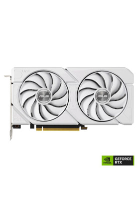 Відеокарта GeForce RTX 4060 Ti, Asus, DUAL EVO OC (White Edition), 8Gb GDDR6, 128-bit, HDMI/3xDP, 2595/18000 MHz, 8-pin (DUAL-RTX4060TI-O8G-EVO-WHITE)