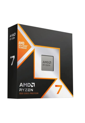 Процесор AMD (AM5) Ryzen 7 9800X3D, Box, 8x4.7 ГГц (Turbo Boost 5.2 ГГц), Radeon Graphics, L3 96Мб, Zen 5, 4 нм, TDP 120 Вт, розблокований множник, система охолодження в комплекті не йде (100-100001084WOF)