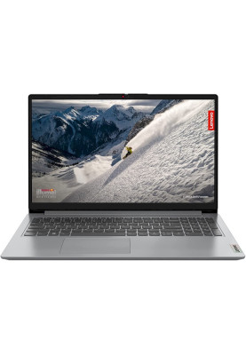 Ноутбук 15" Lenovo IdeaPad 1 15ALC7 (82R400WCRA) Cloud Grey 15.6" Full HD 1920x1080 IPS матовий, AMD Ryzen 5 5625U 2.3-4.3GHz, RAM 16Gb, SSD 512Gb, AMD Radeon Graphics, DOS