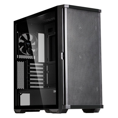 Корпус Zalman Z10, Black, Mid Tower, без БЖ, для ATX / Micro ATX / Mini ITX, 1xType-C / 2xUSB 3.1, макс. CPU - 173 мм / VGA - 395 мм, 3x140 мм / 1x120 мм, бічна панель із загартованого скла