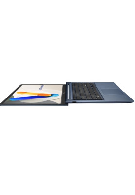 Ноутбук 15" Asus VivoBook 15 X1504ZA-BQ359 Blue 15.6" (1920x1080, IPS, 60Hz) , Intel Core i5-1235U (10x1.3-4.4GHz), 16GB DDR4, SSD 1TB, Intel UHD Graphics, WiFi 6E, Bluetooth 5.3, Web, 1xType-C/2xUSB 3.2/1xUSB2.0, HDMI, 42 Wh, DOS (90NB1021-M012