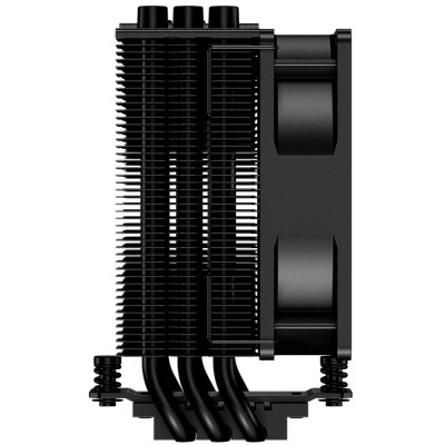 Кулер для процесора ID-Cooling SE-903-XT Black, алюміній/мідь, Intel: 1851/1700/1200/1151/1150/1155/1156, AMD: AM5/AM4, 123х100х65 мм, 4-pin PWM, до 130 Вт, гідродинамічний підшипник