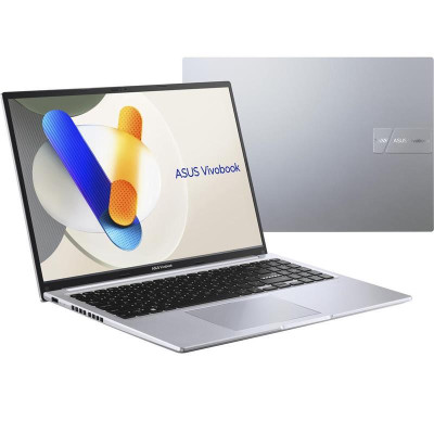 Ноутбук 16" Asus Vivobook 16 X1605VA-MB128 Silver, 16" (1920x1200, IPS, 60Hz), Core i7-1355U (10x1.7-5.0 GHz), 16Gb DDR4, 1Tb NVMe, Iris Xe Graphics, WiFi 6E, Bluetooth 5.3, Web, 1xType-C / 2xUSB 3.0 / 1xUSB 2.0, HDMI, 42 Wh, Без ОС (90NB10N2-M0