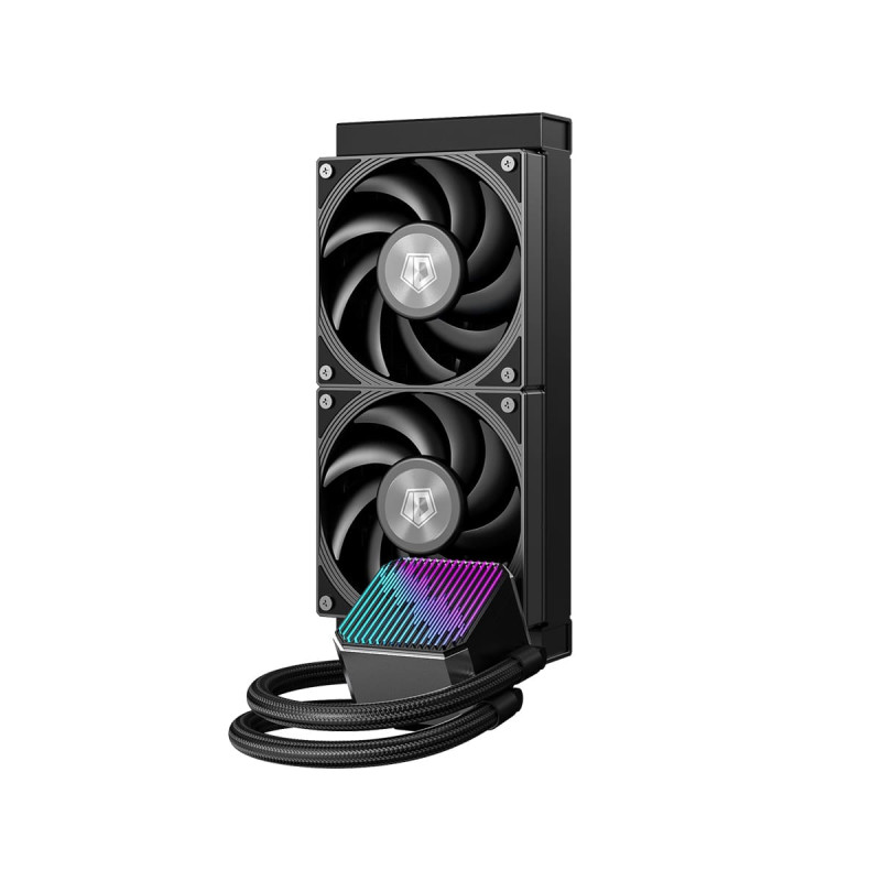 Система рідинного охолодження ID-Cooling DX240 MAX, Black, Intel: 1851/1700/1200/1151/1150/1155/1156, AMD: AM4/AM5, до 300 Вт, 38 мм товщина радіатора