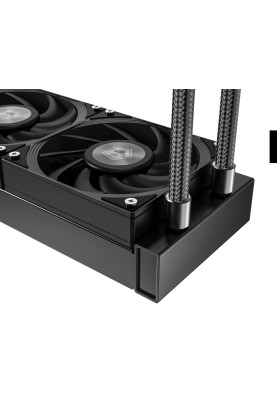 Система рідинного охолодження ID-Cooling DX240 MAX, Black, Intel: 1851/1700/1200/1151/1150/1155/1156, AMD: AM4/AM5, до 300 Вт, 38 мм товщина радіатора