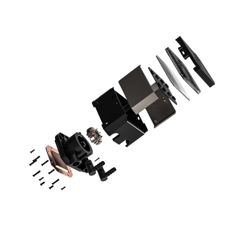 Система рідинного охолодження ID-Cooling DX360 MAX, Black, Intel: 1851/1700/1200/1151/1150/1155/1156, AMD: AM4/AM5, до 350 Вт, 38 мм товщина радіатора