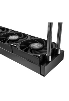 Система рідинного охолодження ID-Cooling DX360 MAX, Black, Intel: 1851/1700/1200/1151/1150/1155/1156, AMD: AM4/AM5, до 350 Вт, 38 мм товщина радіатора