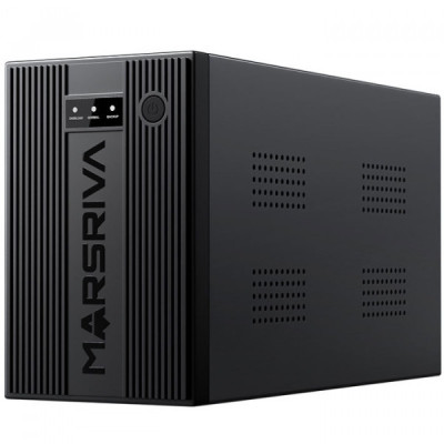 Джерело безперебійного живлення Marsriva MR-UF3000, 3000ВА/1800Вт, Line-Interactive, LED version, 2хSchuko, 4*12V/9Ah, метал (MR-UF3000)