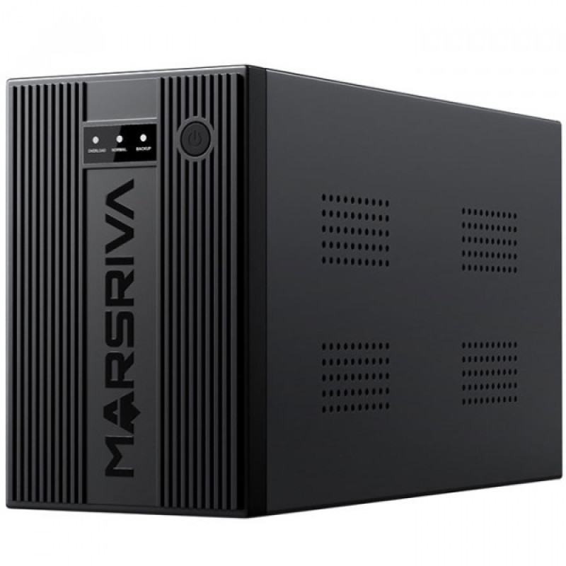 Джерело безперебійного живлення Marsriva MR-UF3000, 3000ВА/1800Вт, Line-Interactive, LED version, 2хSchuko, 4*12V/9Ah, metal (MR-UF3000)