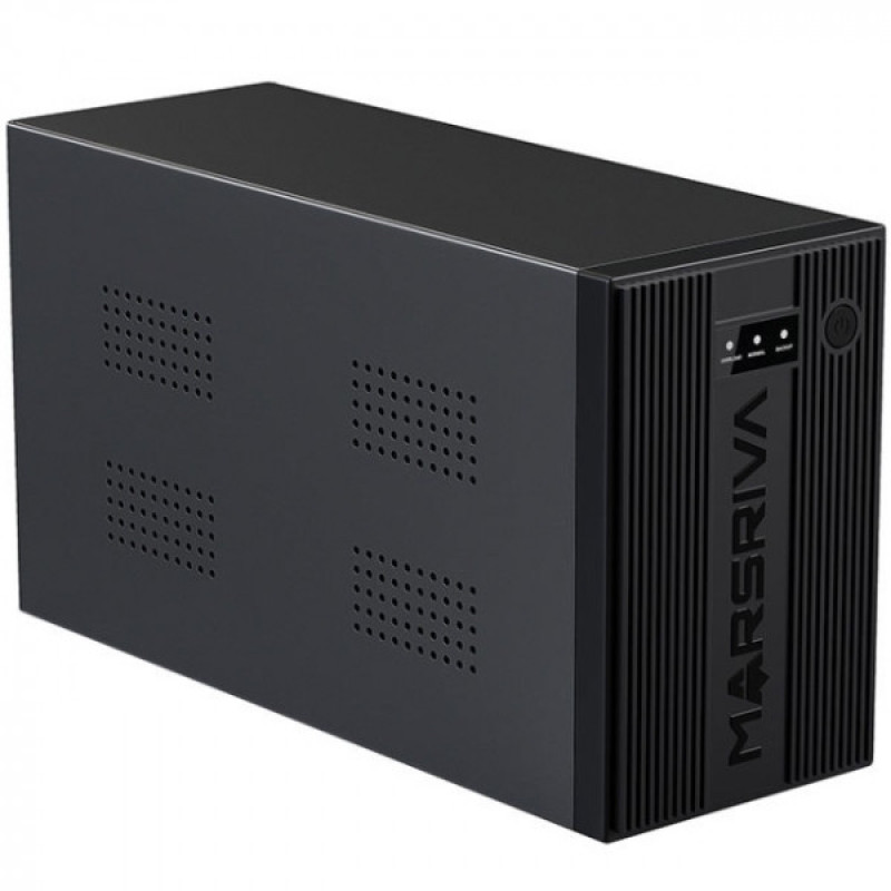 Джерело безперебійного живлення Marsriva MR-UF3000, 3000ВА/1800Вт, Line-Interactive, LED version, 2хSchuko, 4*12V/9Ah, metal (MR-UF3000)