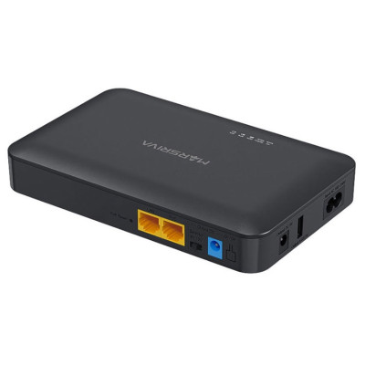 Джерело безперебійного живлення для роутера Marsriva KP2 EC, Black, 8000 mAh (29.6Wh), 1xDC (9V/2.0A или 12V/1.5A), 1xDC (5V/2.1A), 1xUSB (5V/2.1A), PoE (24V/0.75A)