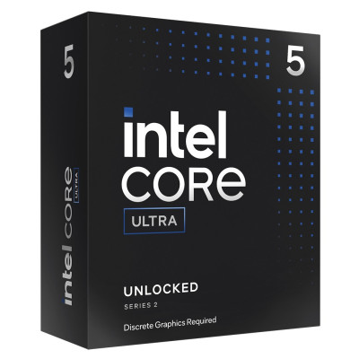 Процесор Intel Core Ultra 5 245KF (LGA1851), Box, 14x3.6 GHz (Turbo Boost 5.2 GHz, 14 потоків), AI Boost, L3 24Mb Smart Cache/L2 26Mb, Arrow Lake, 3 nm, TDP 125 Вт (BX80768245KF)