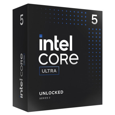 Процесор Intel Core Ultra 5 245K (LGA1851), Box, 14x3.6 GHz (Turbo Boost 5.2 GHz, 14 потоків), Intel Graphics, AI Boost, L3 Smart Cache 24Mb / L2 26Mb, Arrow Lake, 3 nm, Вт 1 (BX80768245K)