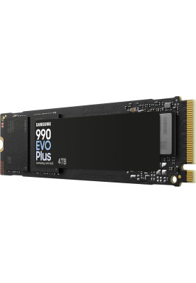 Твердотільний накопичувач SSD 4Tb, Samsung 990 Evo Plus, PCI-E 5.0 x2, M.2 2280, 3D TLC, 7250/6300 МБ/с (MZ-V9S4T0BW)