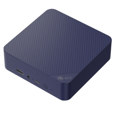 Неттоп Beelink EQ13-C, Black, N200 (4x3.7 GHz, 6 Вт), 16Gb DDR4 3200 MHz SO-DIMM, 500Gb SSD NVMe, UHD Graphics, WiFi 6, Bluetooth 5.2, 2xGLan, 3xUSB 3.2, Type-C, 2xHDMI, Windows 11 Pro, кріплення VESA у комплекті (BLEQ13CN20016500BK)