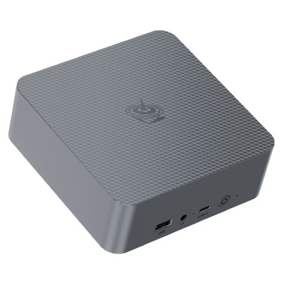 Неттоп Beelink EQR6, Black, Ryzen 5 6600H (6x3.3-4.5 GHz), 16Gb DDR5 4800 MHz SO-DIMM (1/2), 500Gb SSD NVMe, 1xM.2 2280, Radeon 660M, WiFi 6, Bluetooth 5.2, 2xGLan, 3xUSB 3.2, Type-C, 2xHDMI, Windows 11 Pro, кріплення VESA у комплекті (BLEQR66600H16500BK)