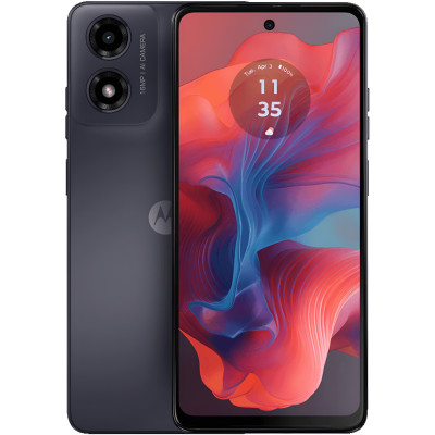 Смартфон Motorola G04, Concord Black, 6.56" (1612x720, 90 Гц, IPS), Unisoc Tiger T606 (8 ядер), Mali-G57 MP1, 4Gb, 64Gb, 16Mp + 5Mp, WiFi 6, Bluetooth 5.0, Type-C, 5000 mAh, Android 14 (PB150015UA)
