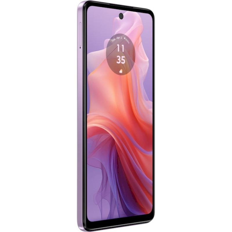 Смартфон Motorola E14, Pastel Purple, 6.56" (1612x720, 90 Гц, IPS), Unisoc Tiger T606 (8 ядер), Mali-G57 MP1, 2Gb, 64Gb, 13Mp + 5Mp, WiFi 6, Bluetooth 5.0, Type-C, 5000 mAh, Android 14 (PB3E0002UA)