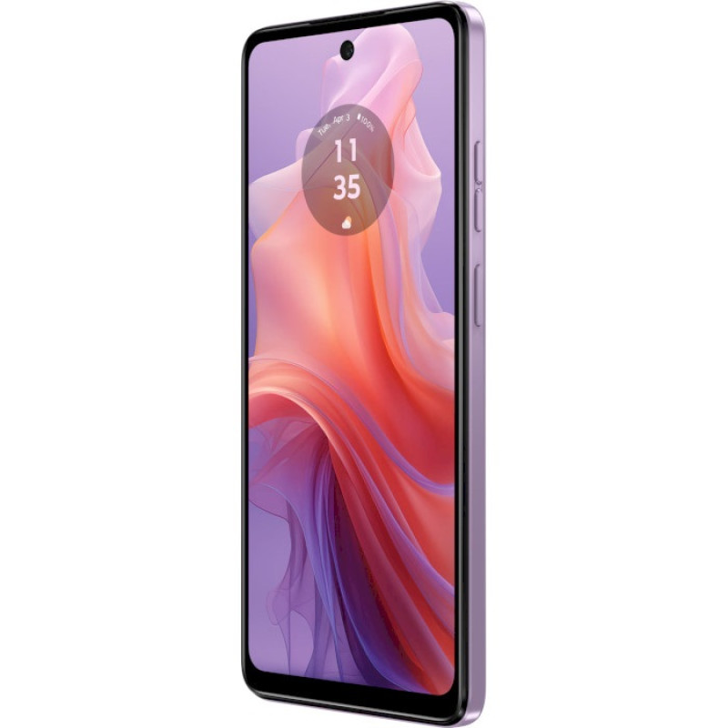 Смартфон Motorola E14, Pastel Purple, 6.56" (1612x720, 90 Гц, IPS), Unisoc Tiger T606 (8 ядер), Mali-G57 MP1, 2Gb, 64Gb, 13Mp + 5Mp, WiFi 6, Bluetooth 5.0, Type-C, 5000 mAh, Android 14 (PB3E0002UA)