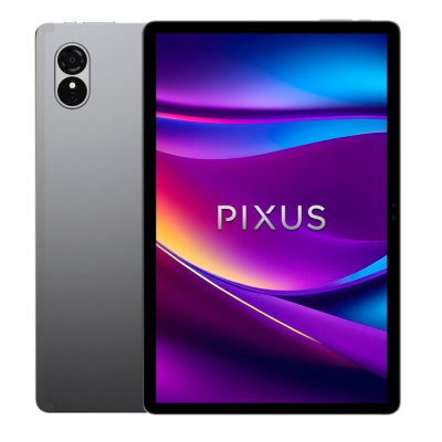 Планшет 10.95` Pixus Deon Grey, (1280x800) IPS, Unisoc Tiger T606, RAM 6Gb, ROM 128Gb, MicroSD (max 1Tb), LTE, Wi-Fi, BT, 2 Cam, 8000 mAh, Android 14