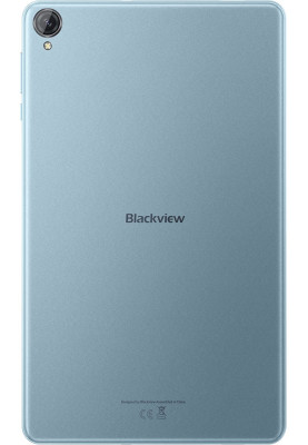 Планшет 8'' Blackview Tab 50, Blue, (1280x800, IPS), Rockchip RK3562 (4 ядер), RAM 4Gb, ROM 128Gb, MicroSD (max 1Tb), GPS, Wi-Fi 6, BT, 2 Cam (2Mp + 0.3Mp), 5580 mAh (18 Вт), Android 13 (6931548314011)