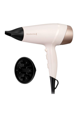 Фен Remington D4740 E51, White, 2200W, 2 швидкості, 3 режими, стандартний концентратор (11мм), дифузор (45737560100)