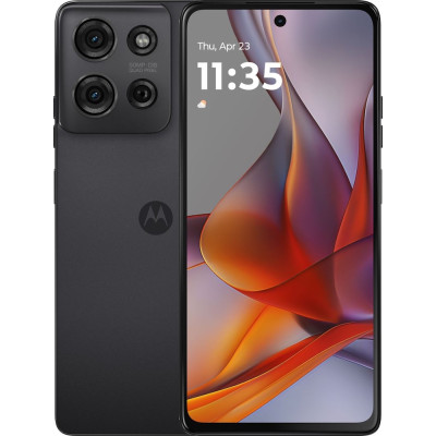 Смартфон Motorola G75, Charcoal Grey, 6.78" (2388x1080, 120 Гц, IPS), Qualcomm Snapdragon 6 Gen 3 (8 ядер), Adreno 710, 8Gb, 256Gb, 50/8Mp + 16Mp, WiFi 6, Bluetooth 5.4, NFC, Type-C, 5000 mAh, Android 14 (PB3Y0009RS)
