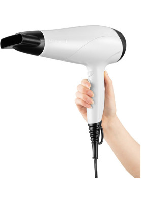 Фен Remington D3194, White/Black, 2200W, 2 швидкості, 3 режими, іонізація, стандартний концентратор (11мм) (45760560100)