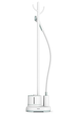 Відпарювач Tefal IT3274E1, White, 2000W, паровий удар 42 г/хв, об'єм бака для води 1400 мл, довжина шлангу 2 м, щільна текстильна щітка, термо-рукавичка, 2 затискачі для підвішування