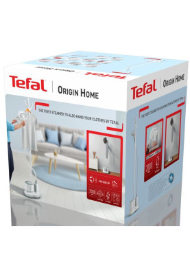 Відпарювач Tefal IT3274E1, White, 2000W, паровий удар 42 г/хв, об'єм бака для води 1400 мл, довжина шлангу 2 м, щільна текстильна щітка, термо-рукавичка, 2 затискачі для підвішування