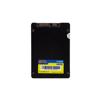 Твердотільний накопичувач SSD 512Gb, GTL Aides, SATA3, 2.5", 3D TLC, 520/500 МБ/с, Bulk (GTLAIDES512GBBLK)