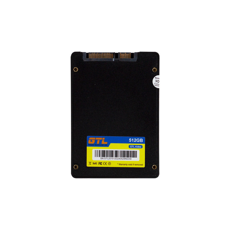 Твердотільний накопичувач SSD 512Gb, GTL Aides, SATA3, 2.5", 3D TLC, 520/500 МБ/с, Bulk (GTLAIDES512GBBLK)