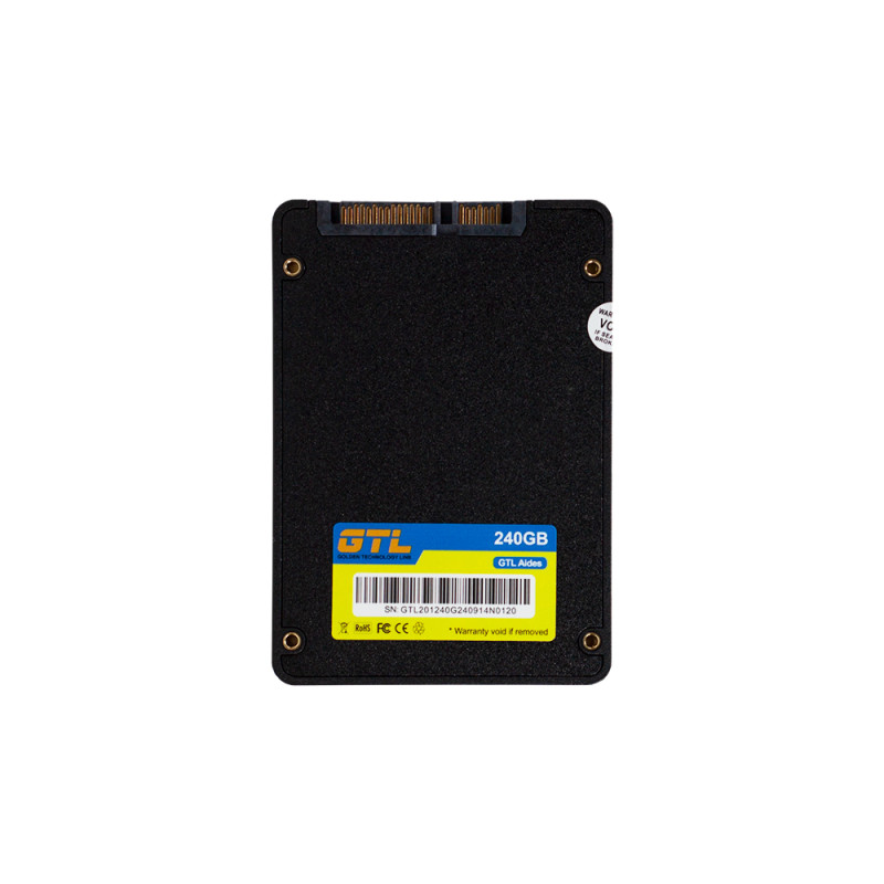 Твердотільний накопичувач SSD 240Gb, GTL Aides, SATA3, 2.5", 3D TLC, 520/420 МБ/с, Bulk (GTLAIDES240GBBK)