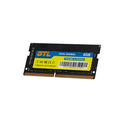 Пам'ять SO-DIMM, DDR4, 8Gb, 2666 MHz, GTL, 1.2V, CL19 (GTLSD8D426BK)