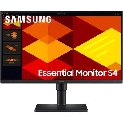 Монітор 24" Samsung S24D400, Black, WLED, IPS, 1920x1080 (16:9), 5 мс, 100 Гц, 250 кд/м², 1000:1, 2xHDMI/DP, 2xUSB 2.0, VESA 100x100 мм (LS24D400GAIXCI)