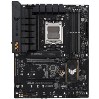 Материнська плата AM5 Asus TUF GAMING B650-E WIFI, B650, 4xDDR5, Int.Video (CPU), 4xSATA3, 3xM.2, 2xPCI-E 4.0 x16, 1xPCI-E 4.0 x1, Realtek 7.1, Realtek 2.5Gb, WiFi 6E, Bluetooth 5.3, 7xUSB 3.2 / 7xUSB 2.0, HDMI/DP, ATX