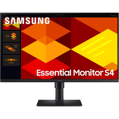 Монітор 27" Samsung S27D400, Black, WLED, IPS, 1920x1080 (16:9), 5 мс, 100 Гц, 250 кд/м², 1000:1, 2xHDMI/DP, 2xUSB 2.0, VESA 100x10