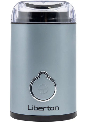 Кавомолка Liberton LCG-2306, Blue, 150Вт, 50г, блокування включення при знятій кришці, корпус пластик, ніж з нержавіючої сталі