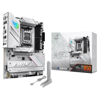 Материнська плата AM5 Asus ROG STRIX B850-A GAMING WIFI, B850, 4xDDR5, Int. 2.5Gb, WiFi 7, Bluetooth 5.4, 10xUSB 3.2/6xUSB 2.0, HDMI/DP, ATX