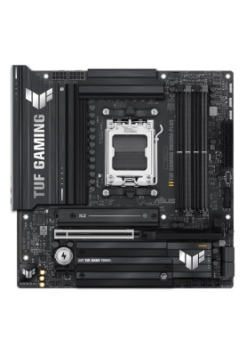 Материнська плата AM5 Asus TUF GAMING B850M-PLUS, B850, 4xDDR5, Int.Video (CPU), 4xSATA3, 3xM.2, 1xPCI-E 5.0 x16, 1xPCI-E 4.0 x1, ALC1220P, Realtek 2.5Gb, 10xUSB 3.2 / 6xUSB 2.0, HDMI/DP, MicroATX