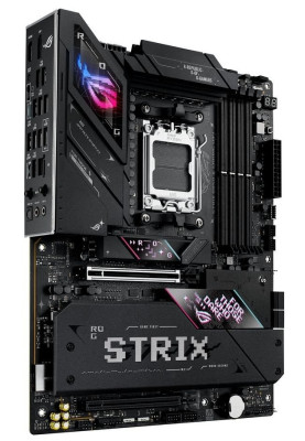 Материнська плата AM5 Asus ROG STRIX B850-E GAMING WIFI, B850, 4xDDR5, Int.Video (CPU), 4xSATA3, 5xM.2, 1xPCI-E 5.0 x16, 1xPCI-E 4.0 x16, ALC4080 + SV3H712, Realtek 5Gb, WiFi 7, Bluetooth 5.4, 10xUSB 3.2 / 8xUSB 2.0, HDMI/DP, ATX